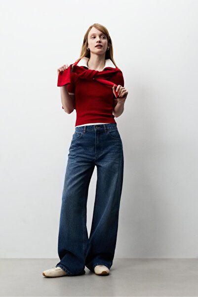 LEFTIES Baggy geniş paça jean