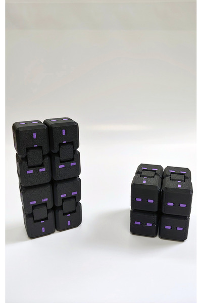 Blurix Enderman Temalı Pikselli Sonsuz Küp Infinity Küp – Stres Atıcı, Eğlenc...