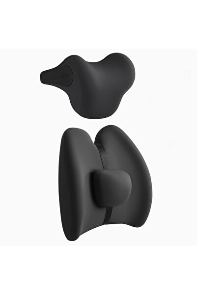 PriStyle Σετ 2 Εργονομικών Μαξιλαριών Καθίσματος Αυτοκινήτου, Οσφυϊκή και Αυχ...