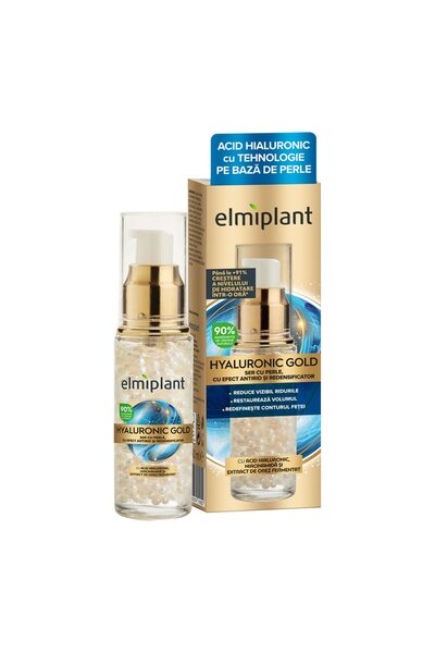 SOHO Face Serum, Elmiplant, Hyaluronic Gold, 30 ml,
