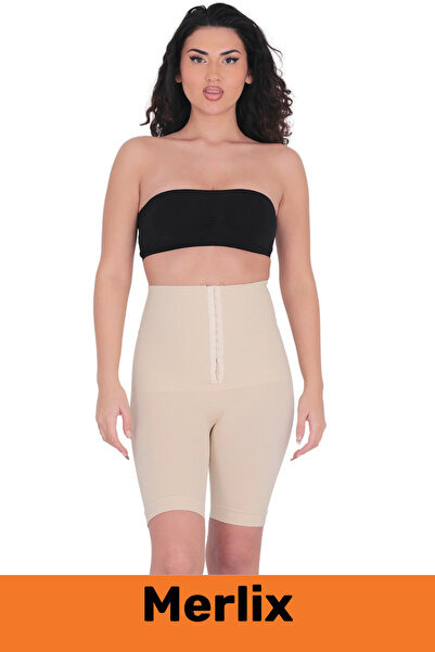 Generic Brand # Agraflı Corset High Waist Abdominal Stomach Tightening Butt Firming Long Women's Agraflı Corset 1 Piece