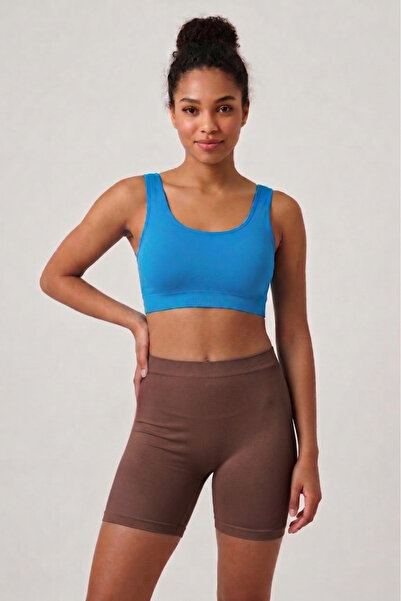 MİSTİRİK Pereto Μοντέλο Πλεκτό Χωρίς Ραφές Απλό Χωρίς Σχέδια Λεπτό Κολάν Σορτ...