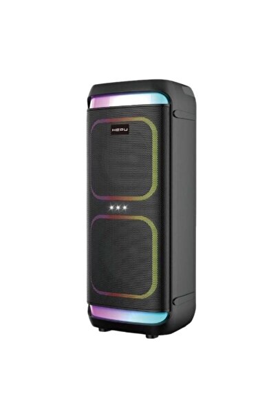 HEPU HP-986 Partybox Sarjlı Mikrofonlu Bluetooth Çift 8” 24W Hoparlör