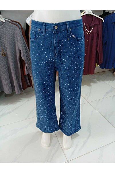 HCR GİYİM Işıltılı Kot Pantolon