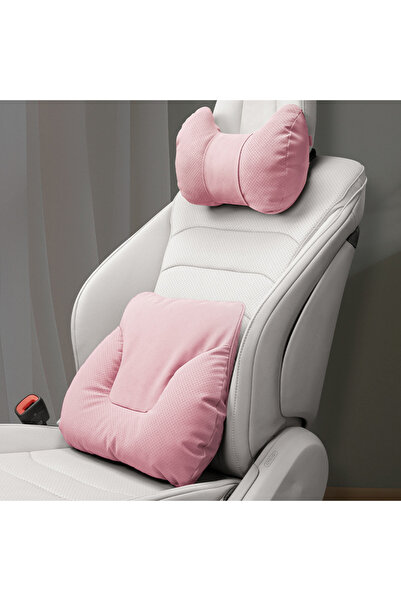 PriStyle Σετ 2 Μαξιλαριών Αυτοκινήτου Premium, Ανατομική Οσφυϊκή και Αυχενική...