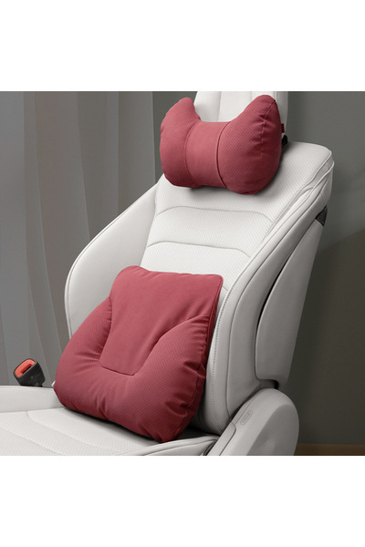 PriStyle Σετ 2 Μαξιλαριών Αυτοκινήτου Premium, Ανατομική Οσφυϊκή και Αυχενική...