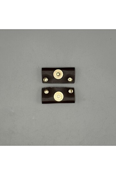 Aynalı Δερμάτινο Πολυτελές Καφέ Μαγνητικό