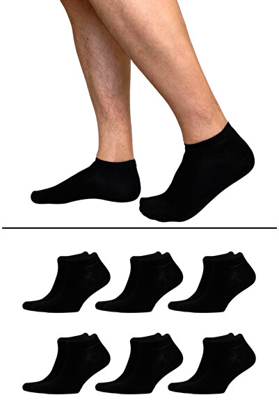 ASDEN Ανδρικές κάλτσες Bamboo, μαύρες, σετ 6 τεμαχίων, χωρίς ραφές, μαλακές, ...