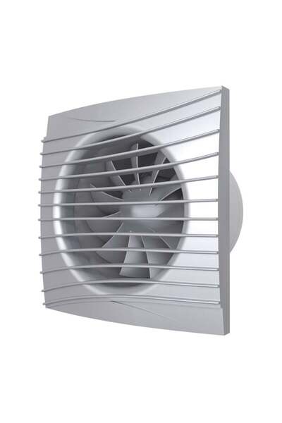 AYAS 125 mm (12,5 cm) Sessiz Klapeli Banyo Fanı (SILENT GRİ 5C)