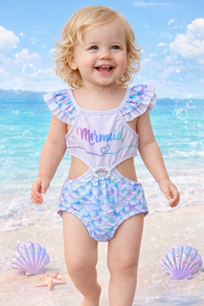mini kanka Μαγιό για κορίτσια Princess Mermaid – Χαριτωμένο καλοκαιρινό σετ π...