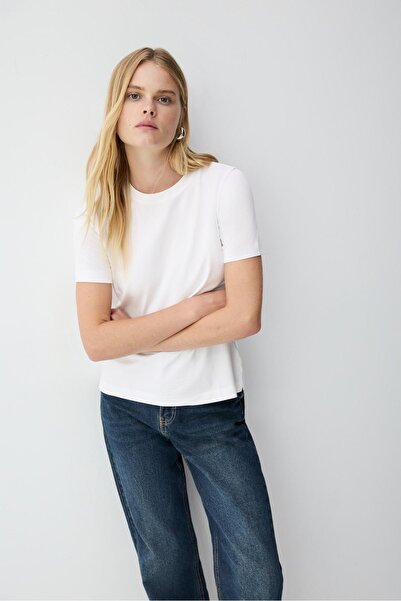 LEFTIES Bisiklet yaka t-shirt