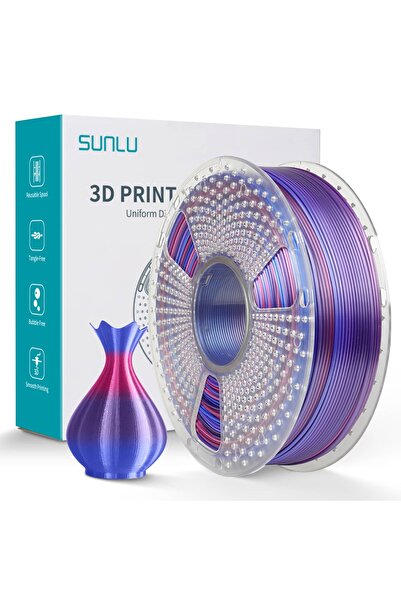 Sunlu Μεταξωτό Ουράνιο Τόξο 02 PLA+ 1.75 χιλ. 1 κιλό