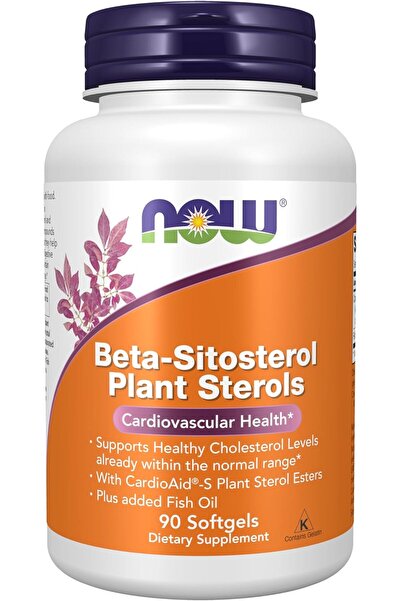 Now Foods Bitkisel Sterol Kompleksi 90 Softgel Balık Yağı Takviye
