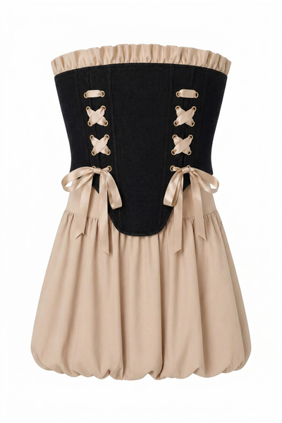 HAZELANNA Σετ Κορσέ-Φούστα Δύο Τεμαχίων