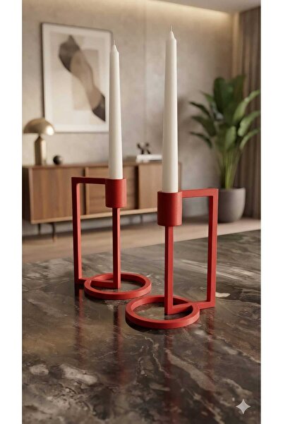 Rivon Desing LUNA 2'Lİ ŞAMDAN SETİ