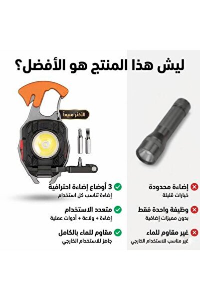 pixeltechsa Multi-Use Emergency Tool - Flashlight
