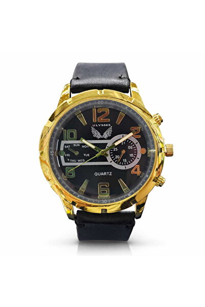 ULYSSES Ανδρικό Ρολόι, Ulysses, Μαύρο Κουάρτζ, Casual UB03