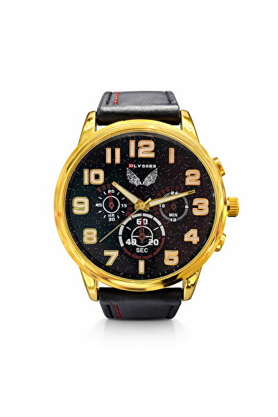 ULYSSES Ανδρικό ρολόι, Ulysses, Μαύρο, Χαλαζίας, Casual UB19