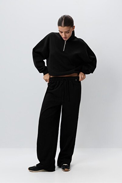 LEFTIES Basic wide leg pantolon