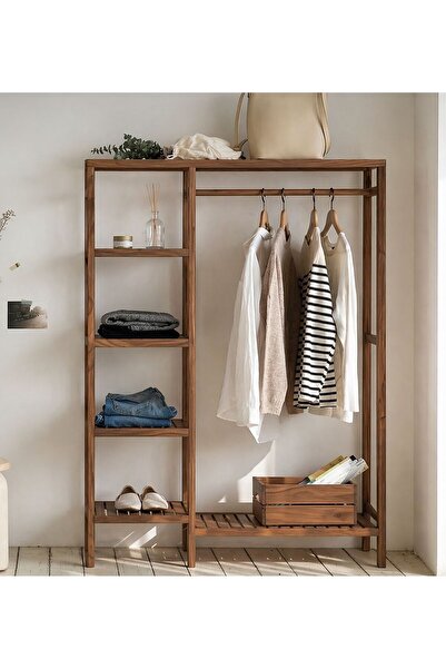 MODERN LİFEE Ahşap Ayaklı Çok Amaçlı Gardırop