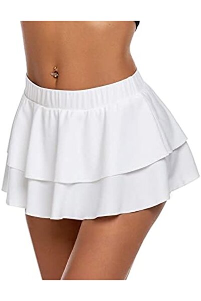 MAROVOAY Σούπερ μίνι φούστα με σούρες, φούστα φαντασίας
