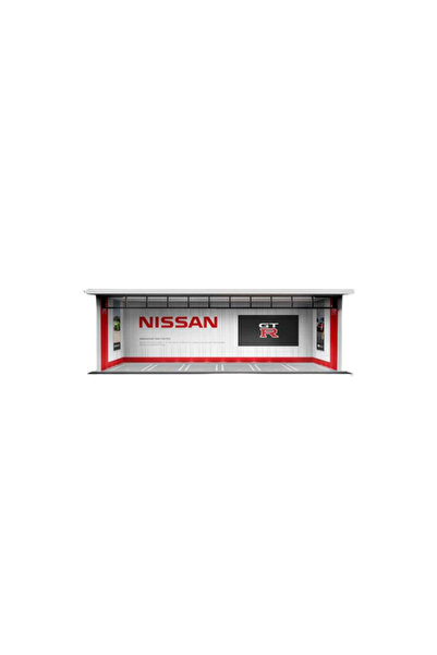 MoreArt Dioramă Garaj Nissan la scară 1:64 cu lumini de la MO914008