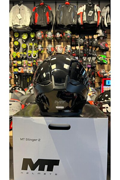 MT Helmets MT KASK FF126 STINGER 2 PURE A1 PARLAK(ŞEFFAF VİZÖRLÜ)