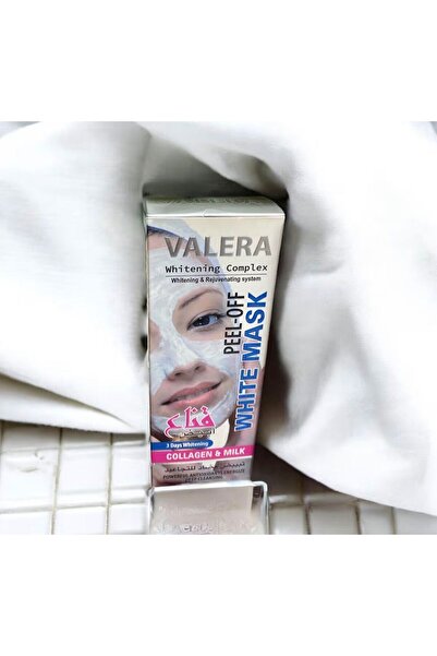 Valera Whitening Complex Peel-Off Face Mask, Collagen and Milk Formula, 3-Day...