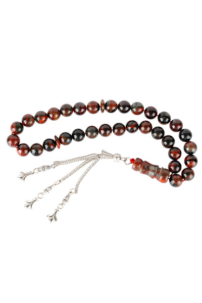 OEMS Natural Red Jasper Tasbih