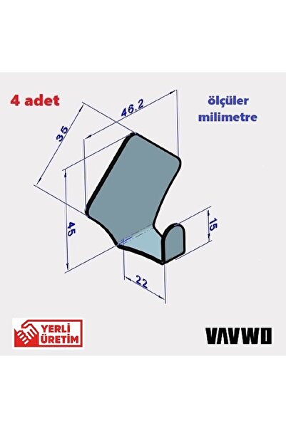 VAVWO 4adet , 304 paslanmaz çelik , ev , ofis , restaurant , yat , karavan , ...