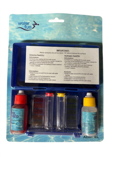 Waterfun Sıvılı Test Kiti Takımı Ph - Klor #Ehavuzpazarım