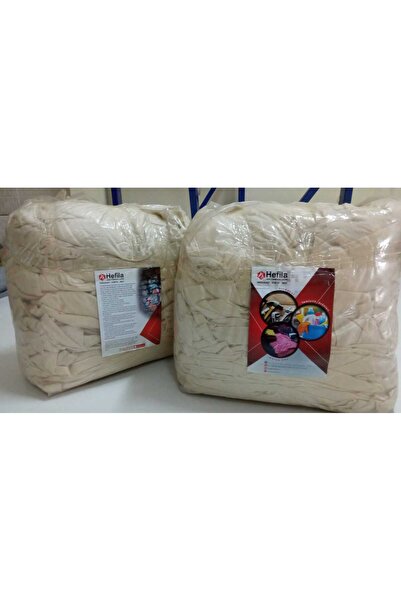 Beyaz Pamuklu Penye Parça Bez Özel Paketlenmiş 10kg