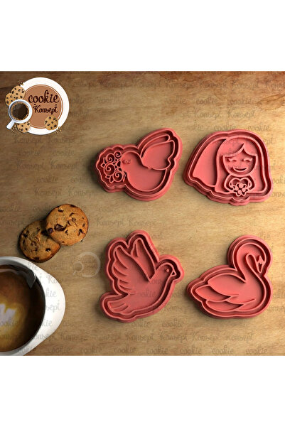 CookieKonsept الزواج |   مجموعة قوالب الكوكيز من لوف كونسبت # 2 |   كعك، عجين...