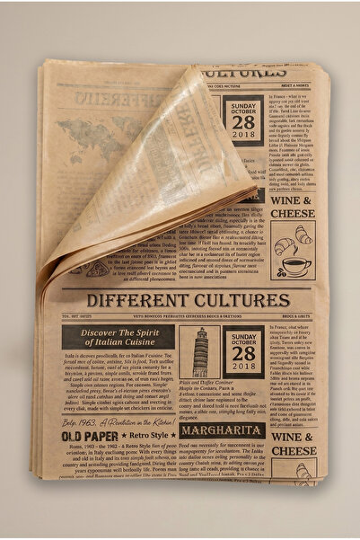 KHAKMA Χαρτί λαδιού με αυτοσχεδιασμένο σχέδιο |   Τυπωμένο χαρτί σερβιρίσματο...