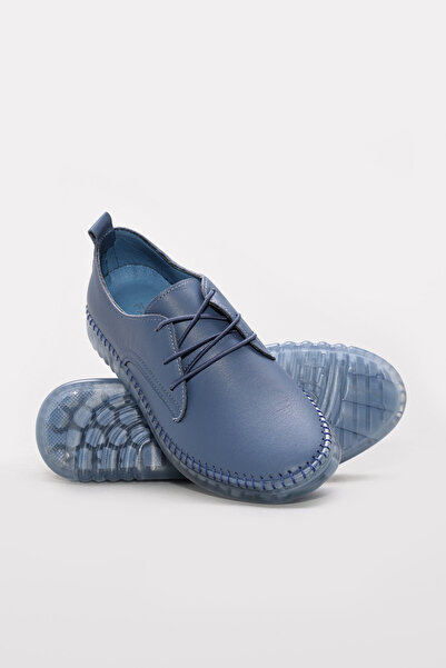 Ayakkabıhane Εσωτερικά και εξωτερικά Γνήσιο δέρμα Τζιν Μπλε Άνετα Γυναικεία C...