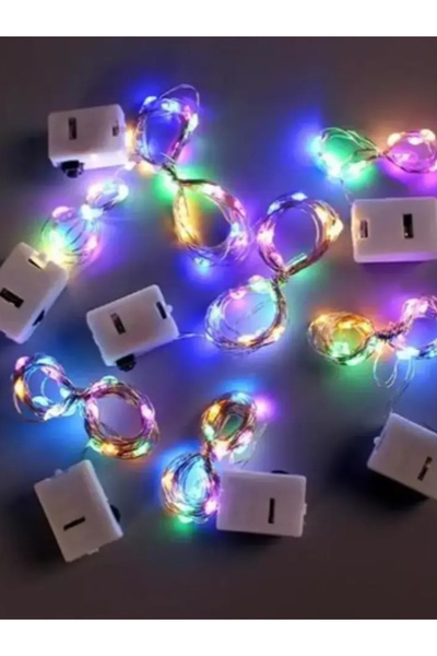 rkm store 1 Metre Rgb Mini Güç Kutulu Peri Led