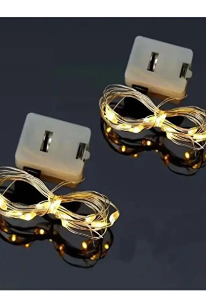 rkm store 1 Metre Gün Işığı Peri Led Mini Güç Kutulu