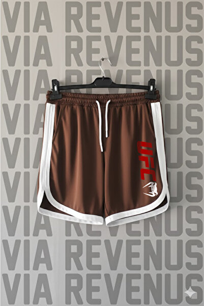 Vordevia Ufc Printed Unisex Retro Varsity Sports Training Shorts