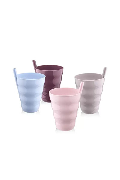 Generic Brand 3-Piece Glass with Straw in Bag Ur 3181