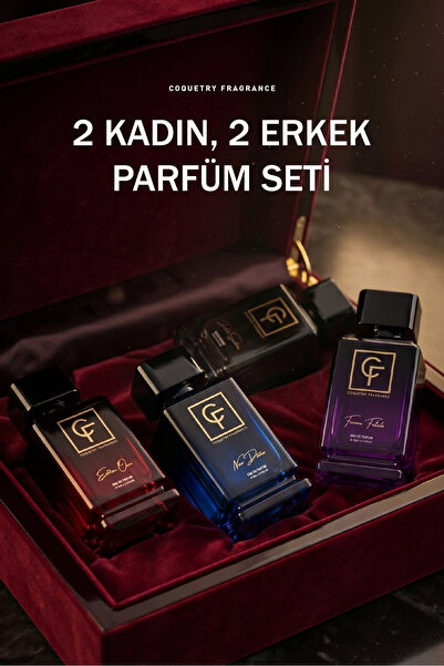 CF Coquetry Fragrance Kadın-Erkek Parfüm Seti 4x100ml
