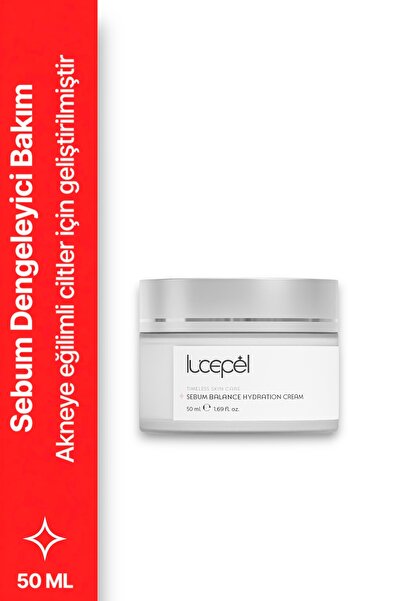lucepel Yağlı Ve Akneye Eğilimli Ciltler İçin Sebum Dengeleyici | Zinc PCA ve...