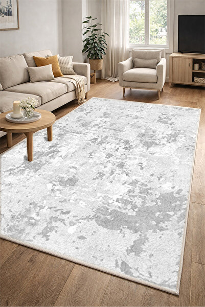Lioara Home Modern Dijital Baskı Halı | Yıkanabilir Kaymaz Taban Salon & Yata...