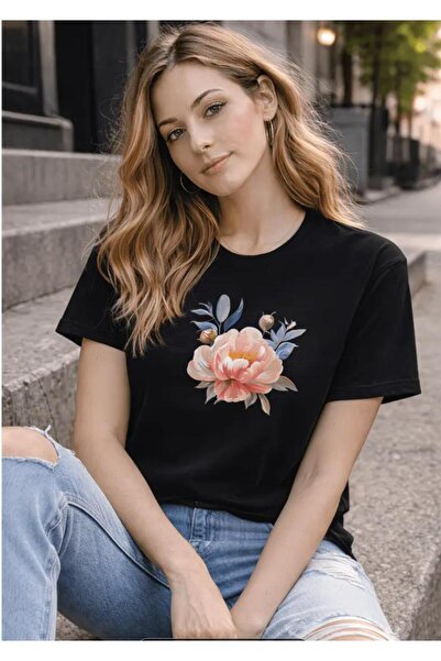 DİVİN Γυναικείο Στυλάτο Μπλουζάκι Streetwear με Στάμπα