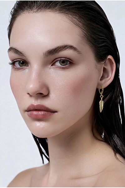 Monalisa Home Swinging Leaf Figured Earrings