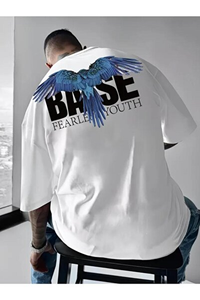DİVİN Ανδρικό Μοντέρνο Μπλουζάκι Streetwear με Στάμπα