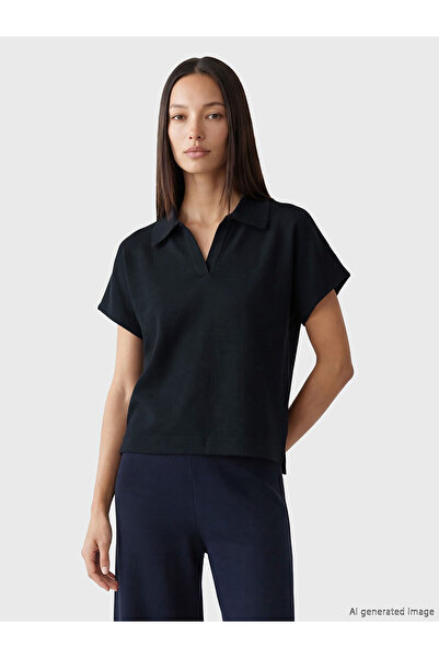 LC Waikiki Nevavm Women's Polo Neck T-Shirt with a Difference