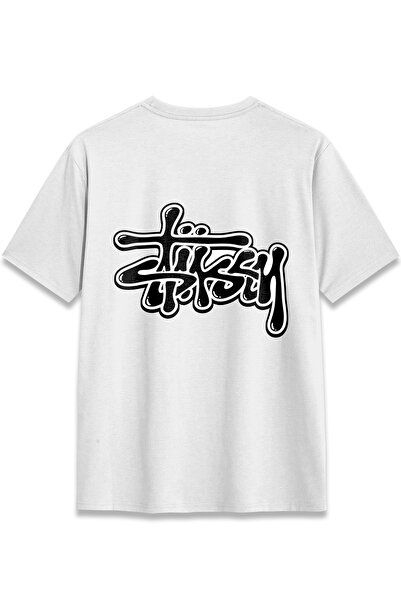 EZG Business Stüssy Graffiti Tshirt Design Printed T-Shirt Unisex 100% Cotton...