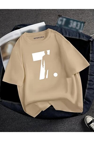 DİVİN Ανδρικό Μοντέρνο Μπλουζάκι Streetwear με Στάμπα