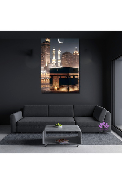 LİLYHOBBYLAND Sayılarla Boyama Seti Kasnağa Gerili İslami Eserler 35x50 cm: M...