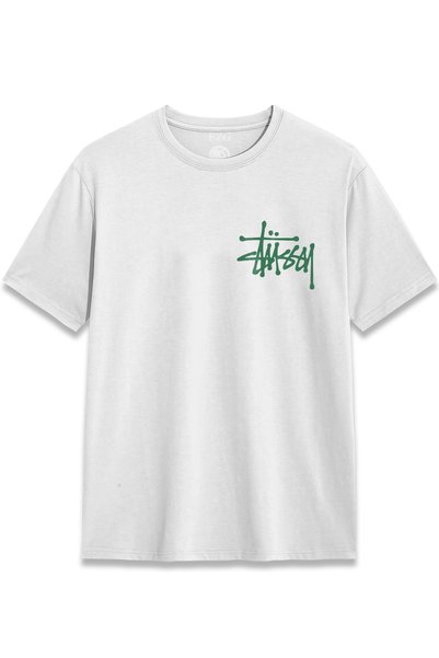 EZG Business Stüssy Flower Skat Tshirt Design Printed T-Shirt Unisex 100% Cotton Breathable Thick Fabric T-Shirt
